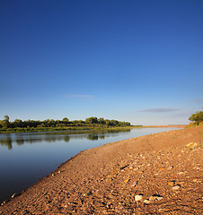 Image showing summer landscape with river