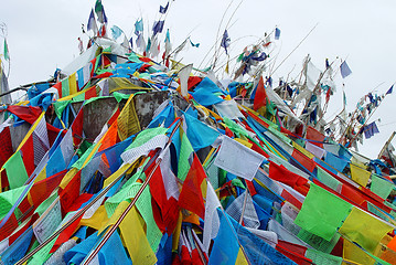 Image showing Prayer flags