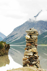 Image showing Landscape in Tibet