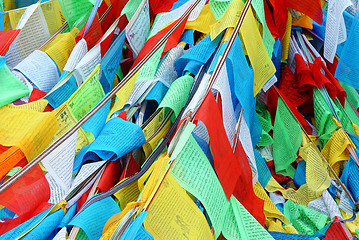 Image showing Prayer flags