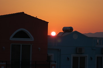 Image showing sunset