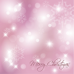 Image showing Vector Christmas background