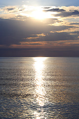 Image showing Foto of sea at evening in summer