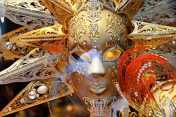 Image showing Golden mask