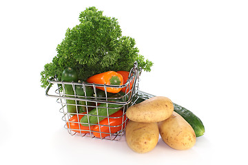 Image showing vegetable shopping