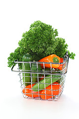 Image showing vegetable shopping