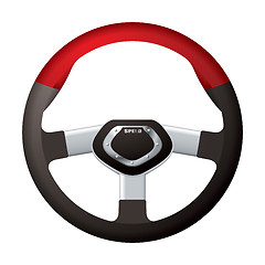 Image showing Sports steering wheel