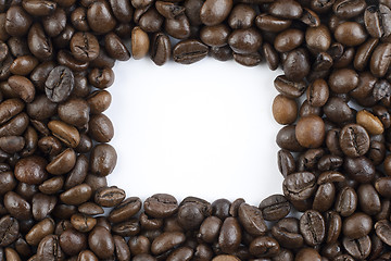 Image showing Coffee beans square