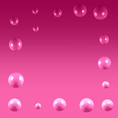 Image showing pink background and air bubbles