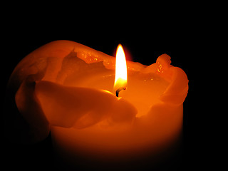 Image showing burning candle