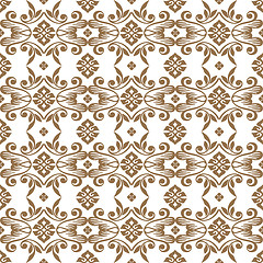 Image showing  beautiful seamless floral pattern 