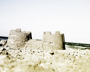 Image showing Sand castle