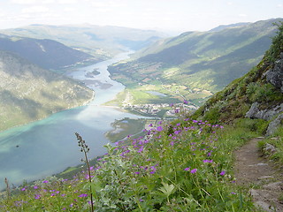Image showing View of Lom, Norway