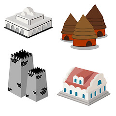 Image showing Isometric icon set