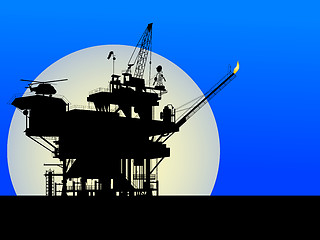 Image showing Oil platform 