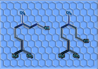 Image showing The chemical structural formula of spirit