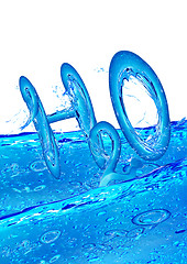 Image showing Water formula