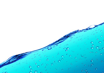 Image showing Blue water