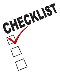 Image showing checklist