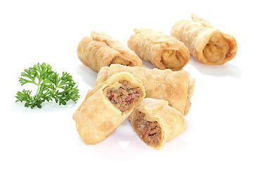 Image showing stuffed Spring rolls