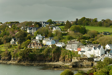 Image showing Seaside Irish houses