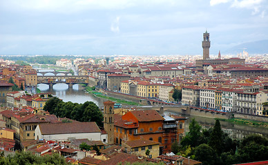 Image showing Firenze and Arno river