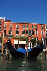 Image showing Two gondolas