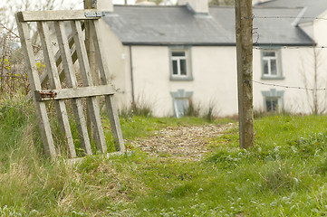 Image showing Wooden gate