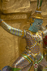 Image showing Golden statue