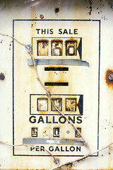 Image showing old gas ump