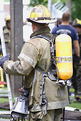 Image showing fireman