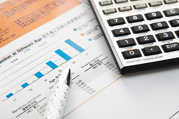 Image showing Financial concept: analyzing.