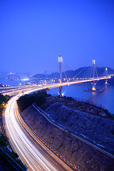 Image showing Ting Kau bridge 