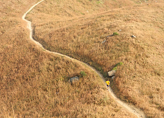 Image showing path in mountain