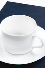 Image showing Perfect white coffee cup