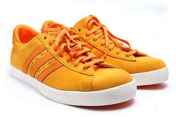 Image showing Orange shoe