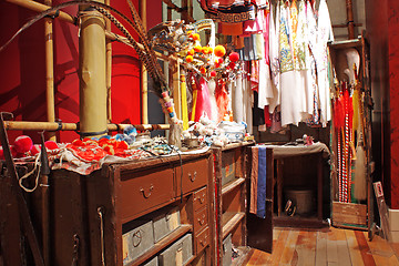 Image showing chinese opera dressing room