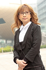 Image showing beautiful young business woman 