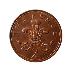 Image showing Two Pence Coin