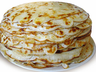 Image showing stack of pancakes