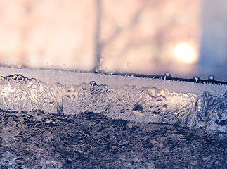 Image showing frost and sun