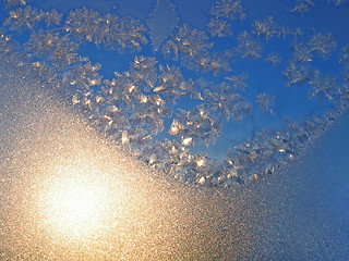 Image showing frost and sun