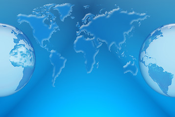 Image showing global website