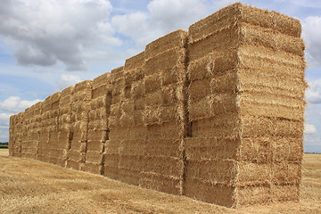 Image showing straw bale