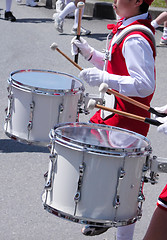 Image showing Fanfare drummers