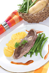 Image showing roast lamb