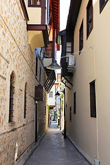 Image showing Turkey. Antalya town. Street of traditional turkish house