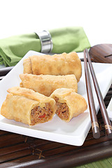 Image showing Spring rolls