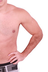 Image showing Young man's torso 