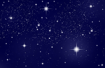 Image showing Night Sky with Stars